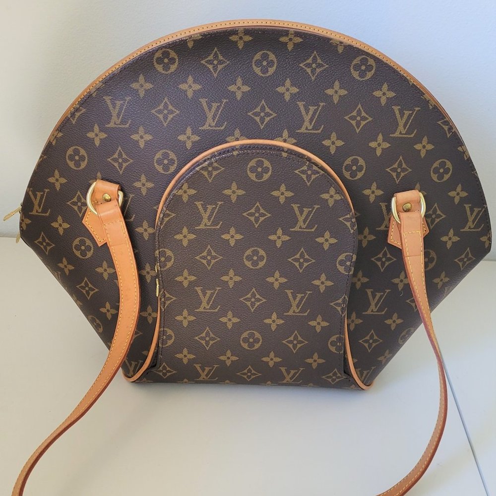 Authentic LOUIS VUITTON Monogram Ellipse GM